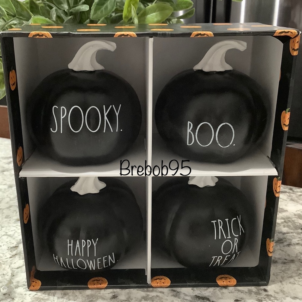 Rae Dunn🎃 Halloween Pumpkins🎃set-4- LAST SET